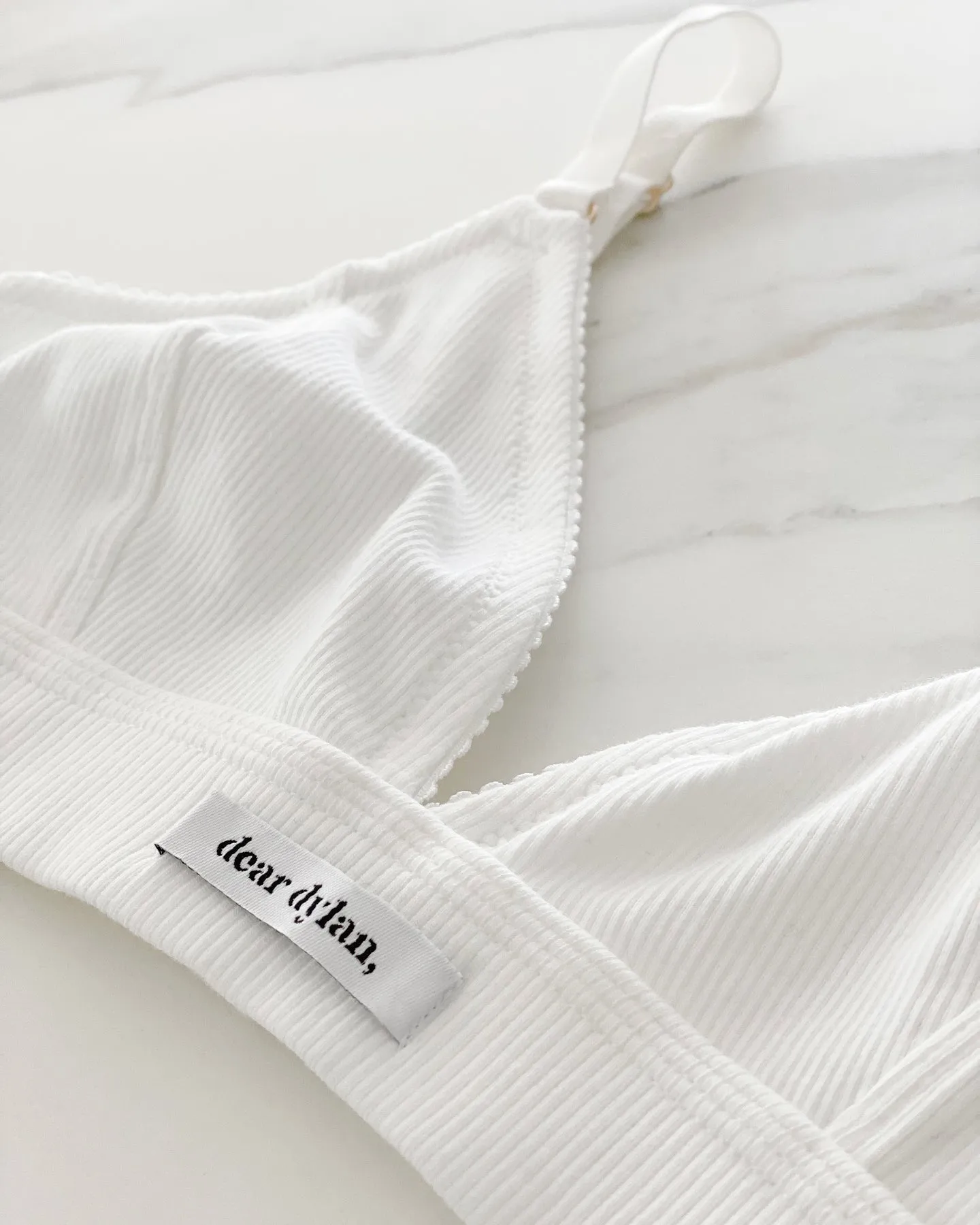 Dear Dylan | Organic Bralette - Blanc sold by Sister & Co product image thumbnail 3