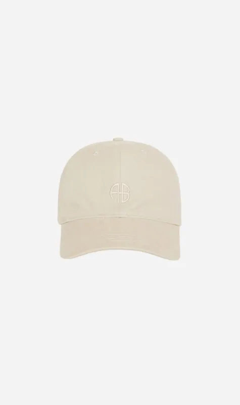 Anine Bing | Jeremy Baseball Cap AB - Oatmeal made by Anine Bing