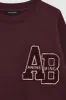 Anine Bing | Miles Oversized Sweatshirt Letterman - Dark Burgundy sold by Sister & Co