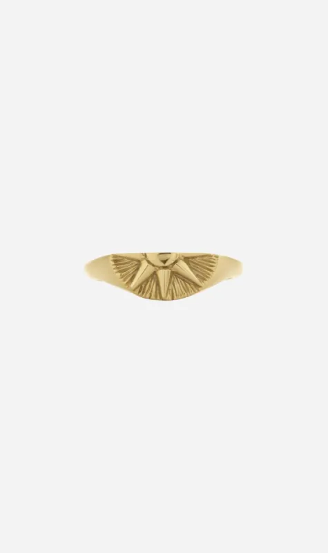 Zoe & Morgan | Let The Sun Shine In Ring - Gold sold by Sister & Co