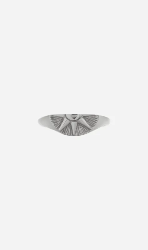 Zoe & Morgan | Let The Sun Shine In Ring - Silver sold by Sister & Co