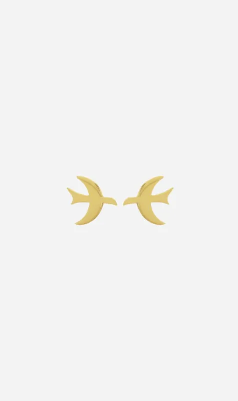 Zoe & Morgan | Moonbird Stud - Gold sold by Sister & Co