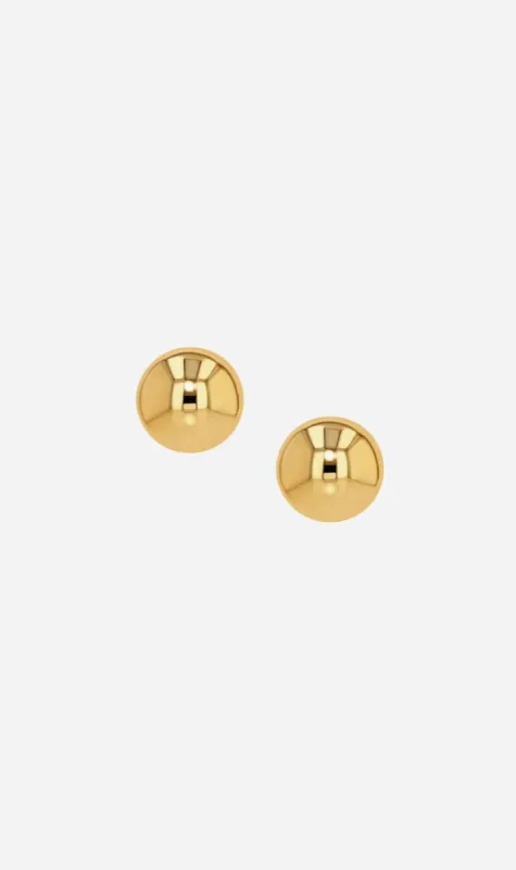 Anine Bing | Large Dome Earrings - Gold sold by Sister & Co