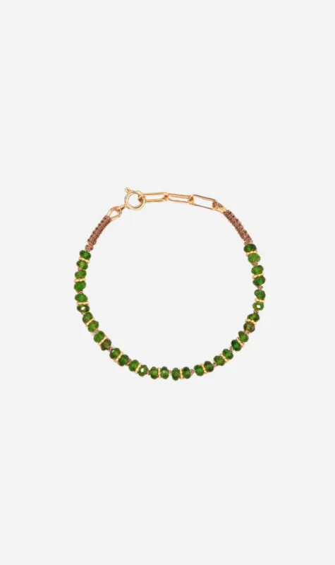 Tityaravy | Amara Diopside Bracelet sold by Sister & Co