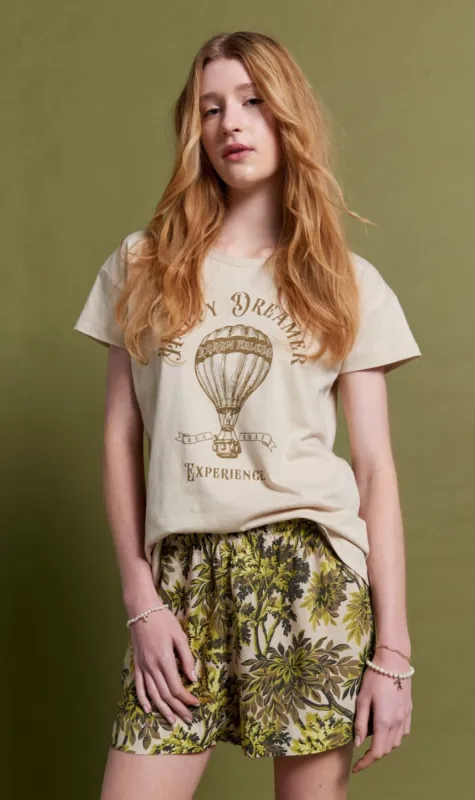 Papinelle x Karen Walker | Canopy Boxer and Tee - Citronelle sold by Sister & Co