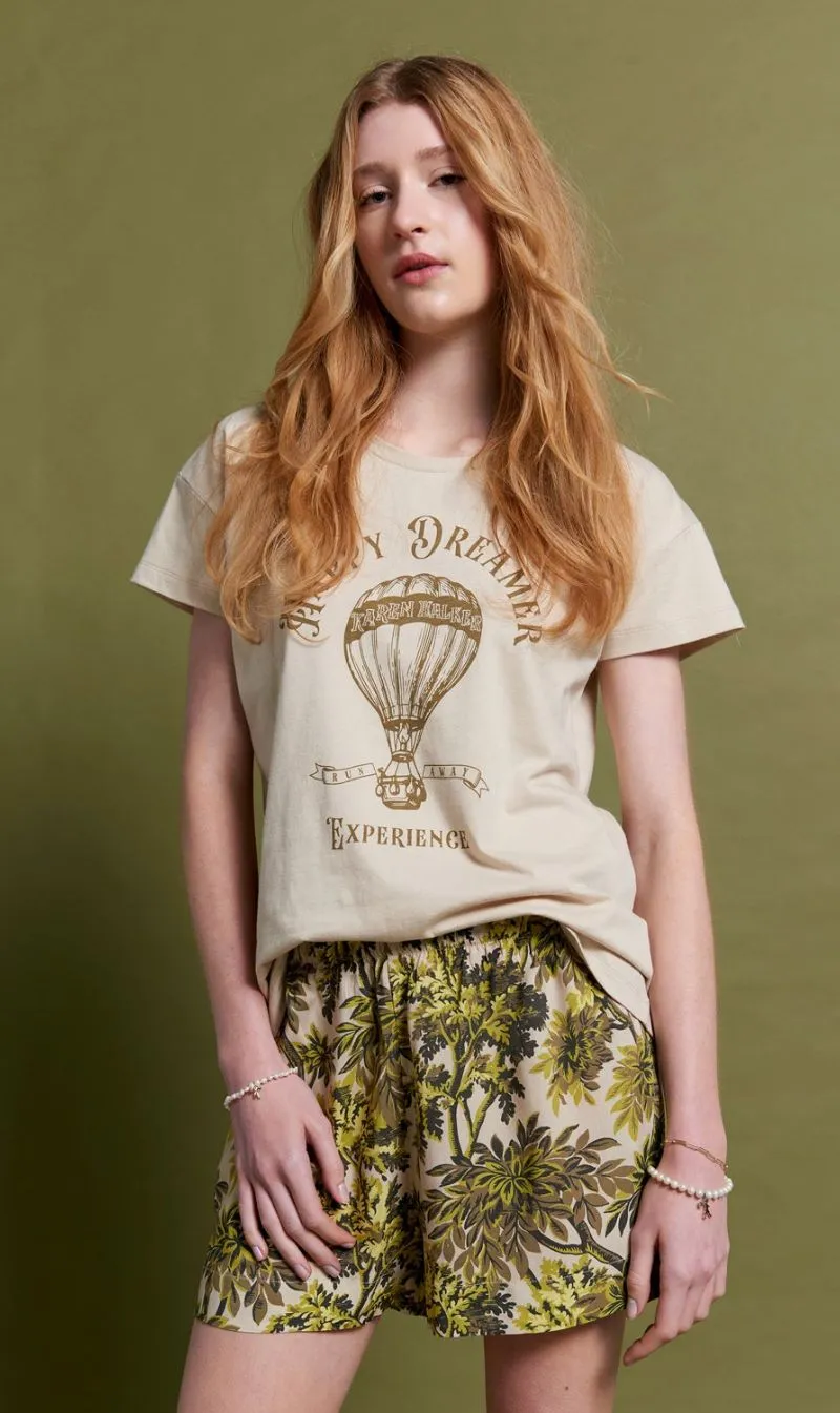 Papinelle x Karen Walker | Canopy Boxer and Tee - Citronelle sold by Sister & Co