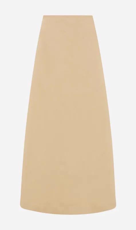 Matteau | A-Line Skirt - Sand sold by Sister & Co