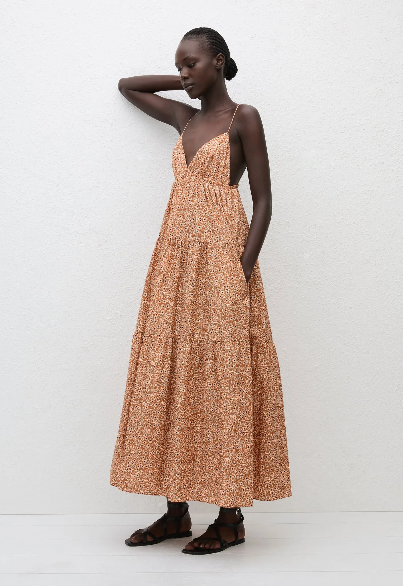 Matteau | Triangle Tiered Sundress - Strawflower sold by Sister & Co product image thumbnail 4