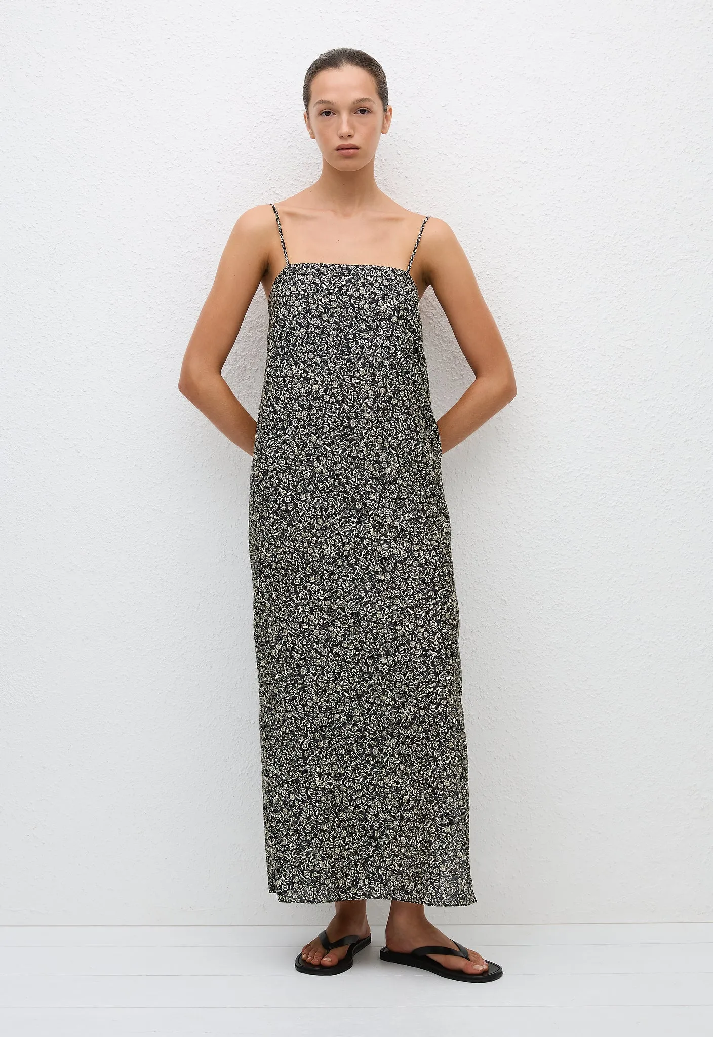 Matteau | Square Shift Midi Dress - Buttercup sold by Sister & Co product image thumbnail 4