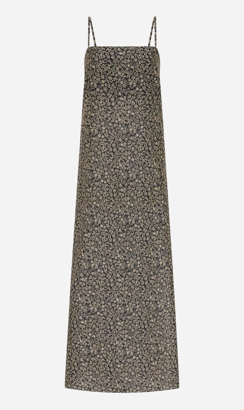 Matteau | Square Shift Midi Dress - Buttercup sold by Sister & Co