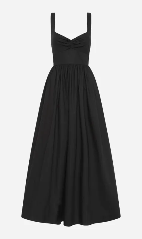 Matteau | Bralette Midi Dress - Black sold by Sister & Co