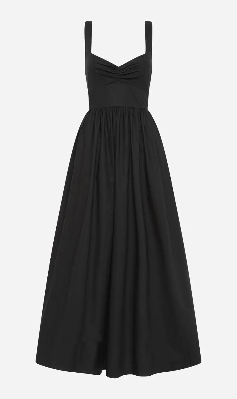Matteau | Bralette Midi Dress - Black sold by Sister & Co