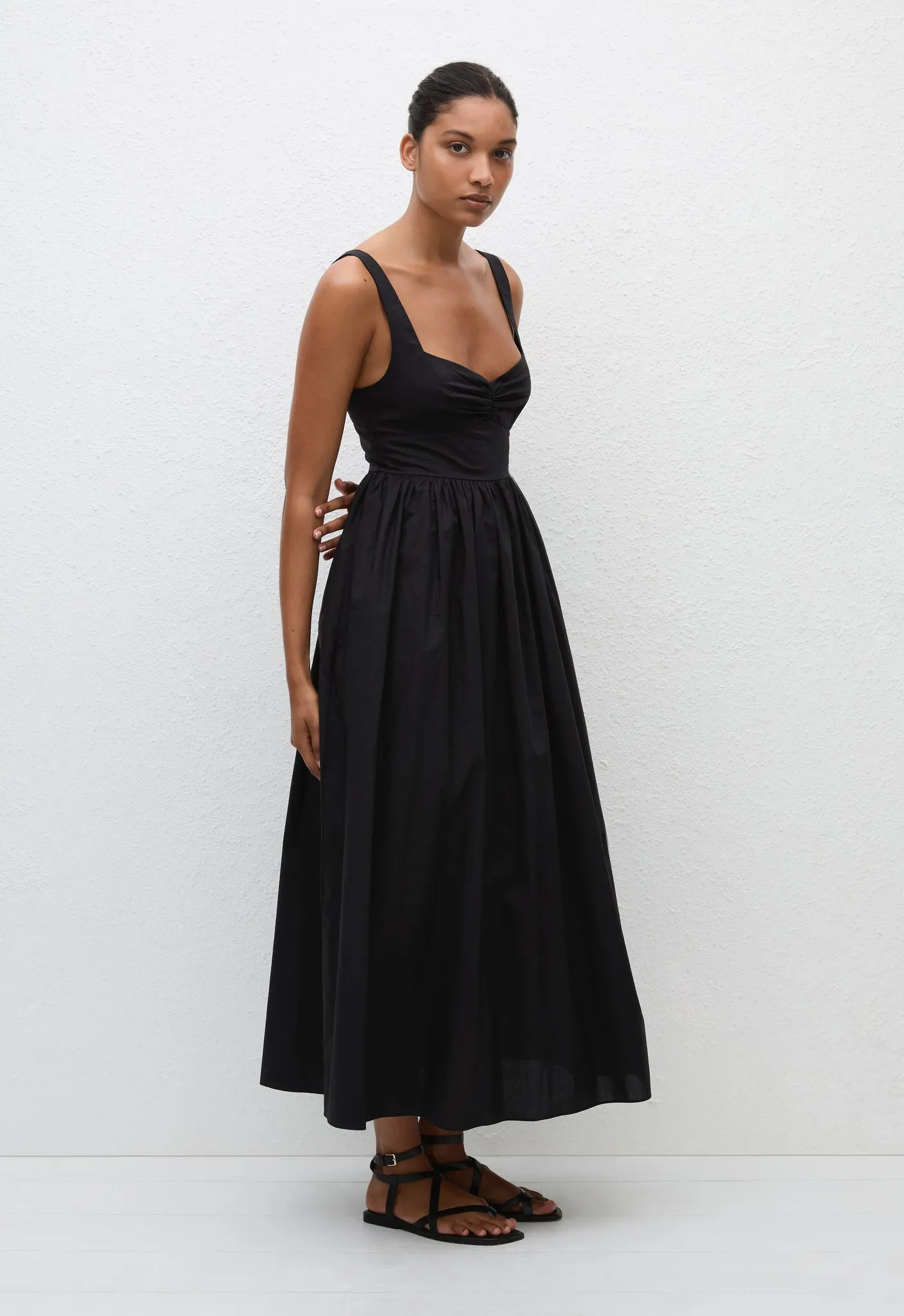 Matteau | Bralette Midi Dress - Black sold by Sister & Co product image thumbnail 4