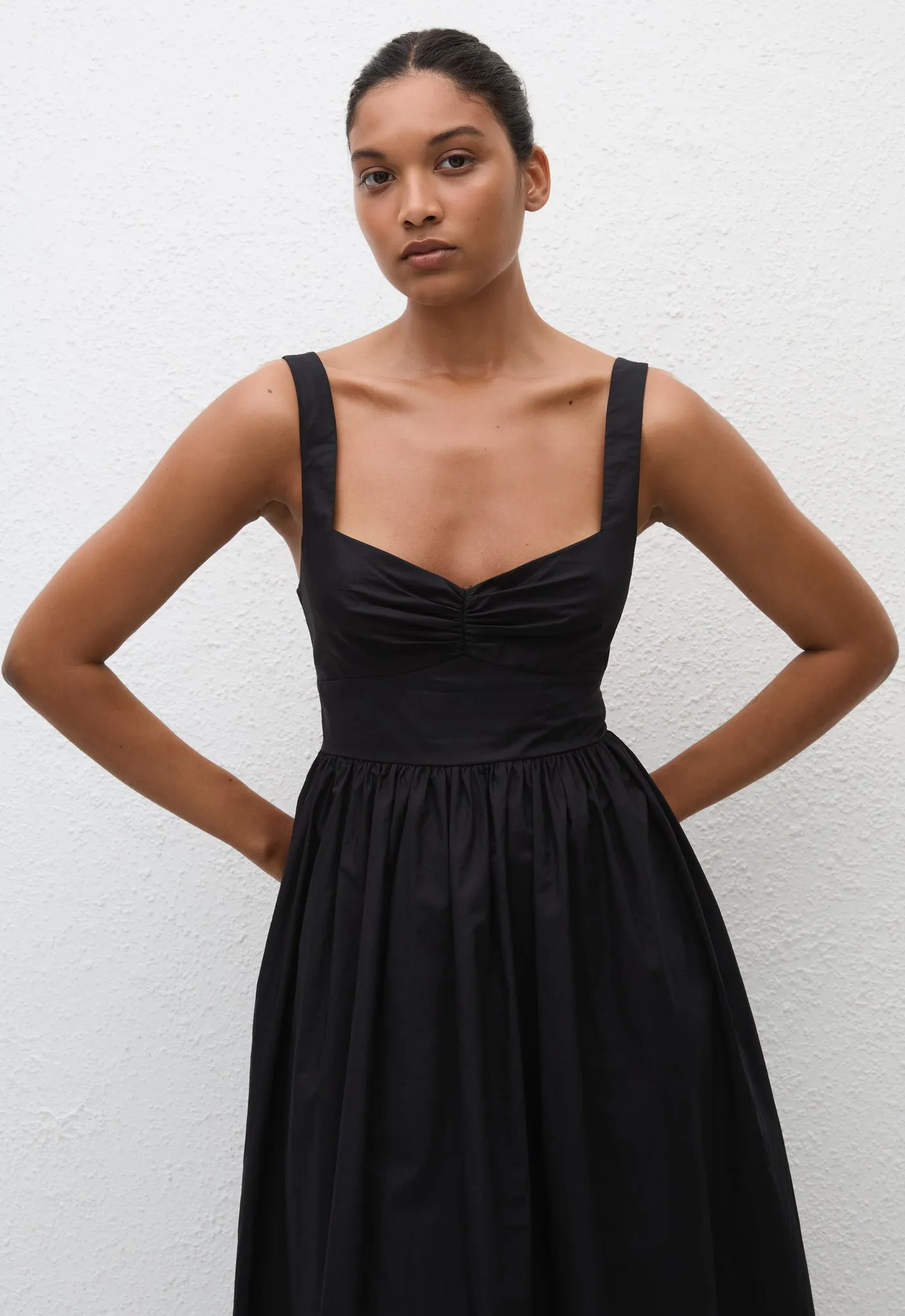 Matteau | Bralette Midi Dress - Black sold by Sister & Co product image thumbnail 3