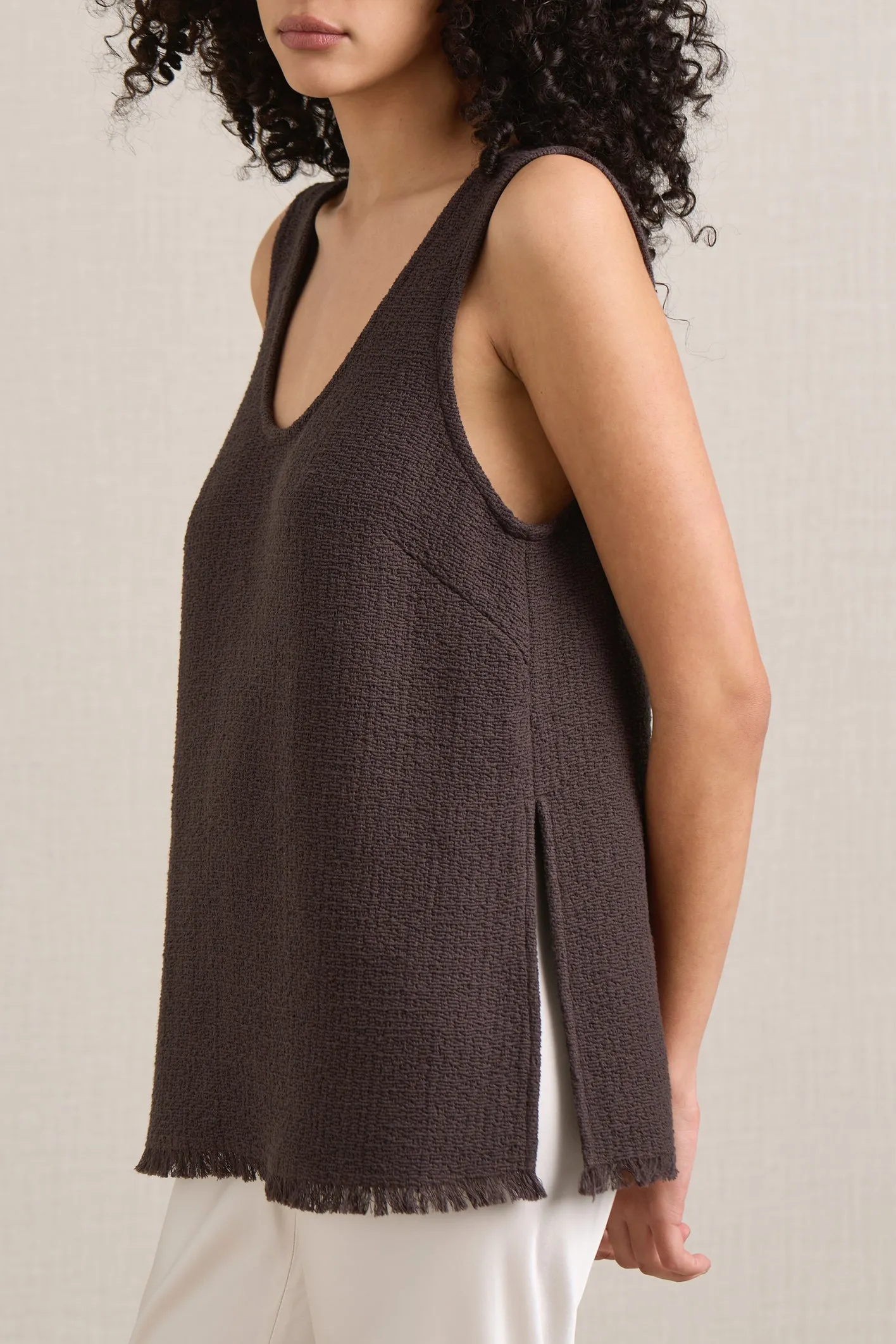 A.Emery | The Sloane Tank - Chocolate sold by Sister & Co product image thumbnail 2