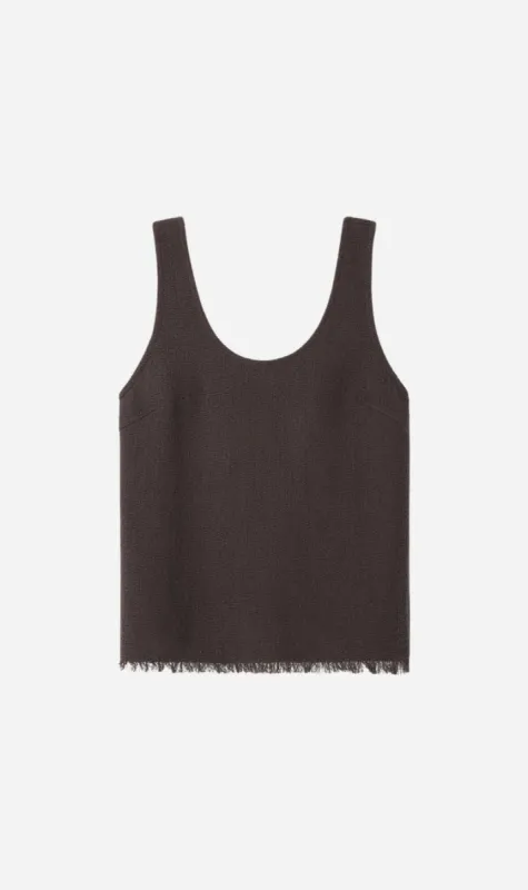 A.Emery | The Sloane Tank - Chocolate sold by Sister & Co