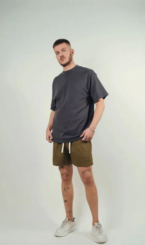 Kore Studios | Amalfi Linen Short - Pine sold by Sister & Co