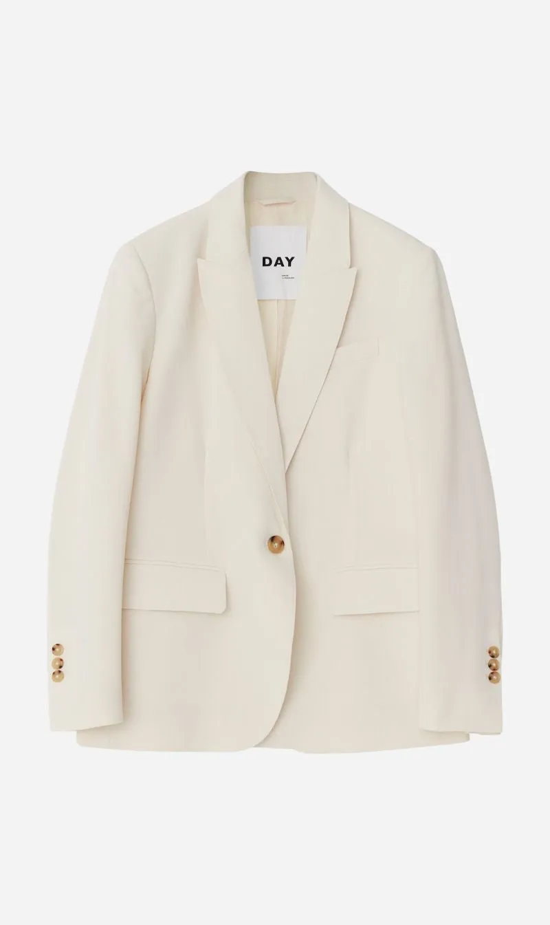 Day Birger Et Mikkelsen | Hector Blazer - Ivory sold by Sisters & Co