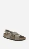 Birkenstock | Tulum Soft Foot Bed Suede Regular - Taupe sold by Sister & Co