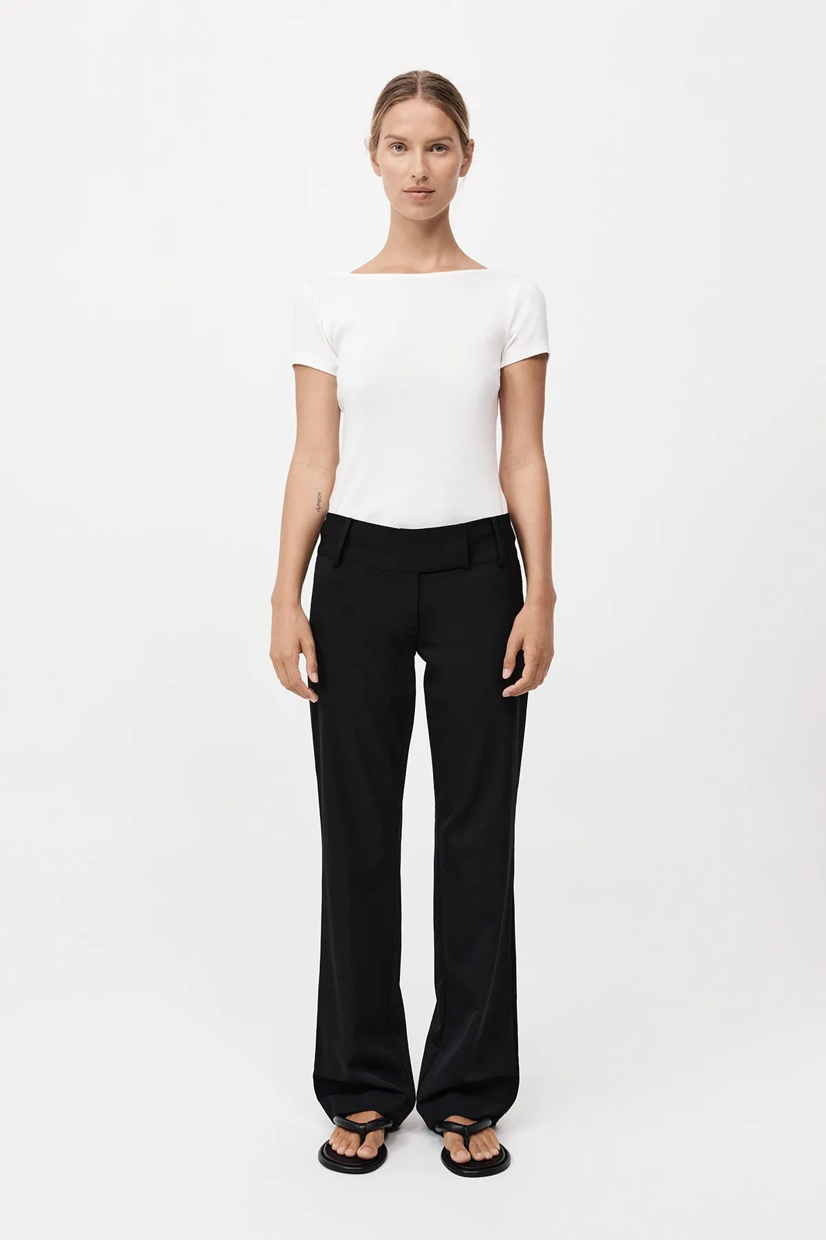 St Agni | Organic Cotton Ballet Top - White sold by Sister & Co product image thumbnail 3