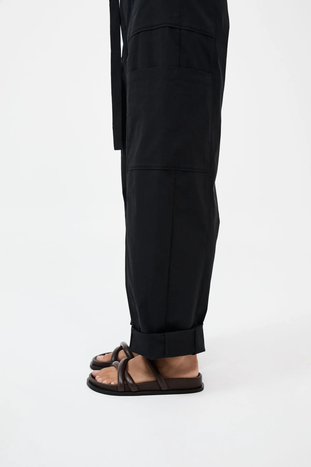 St Agni | Soft Cross Strap Slide - Chocolate sold by Sister & Co product image thumbnail 5