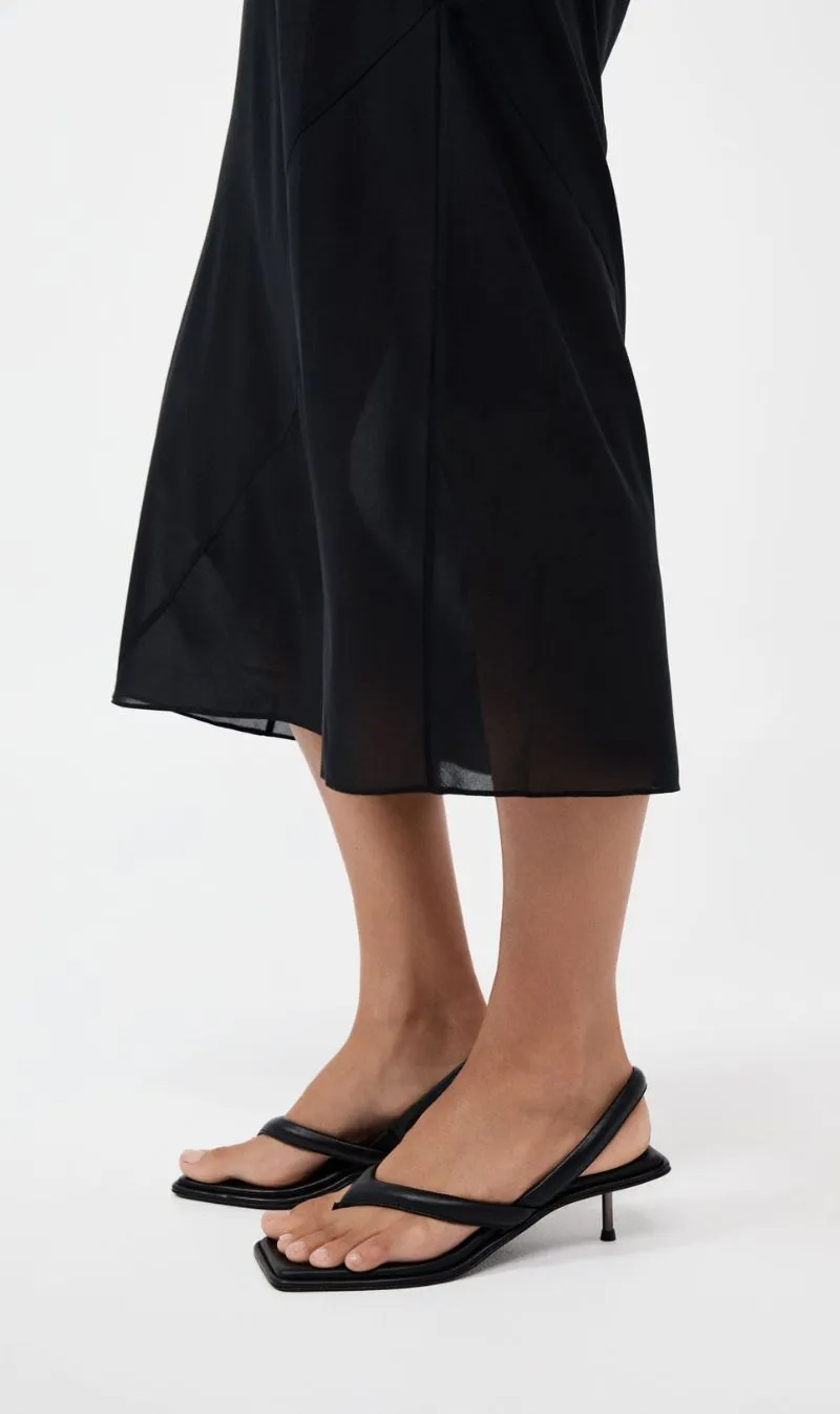 St Agni | Sling Back Thong Heel - Black sold by Sister & Co