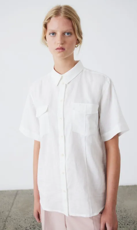 Laing | Lisbon Shirt - White sold by Sister & Co