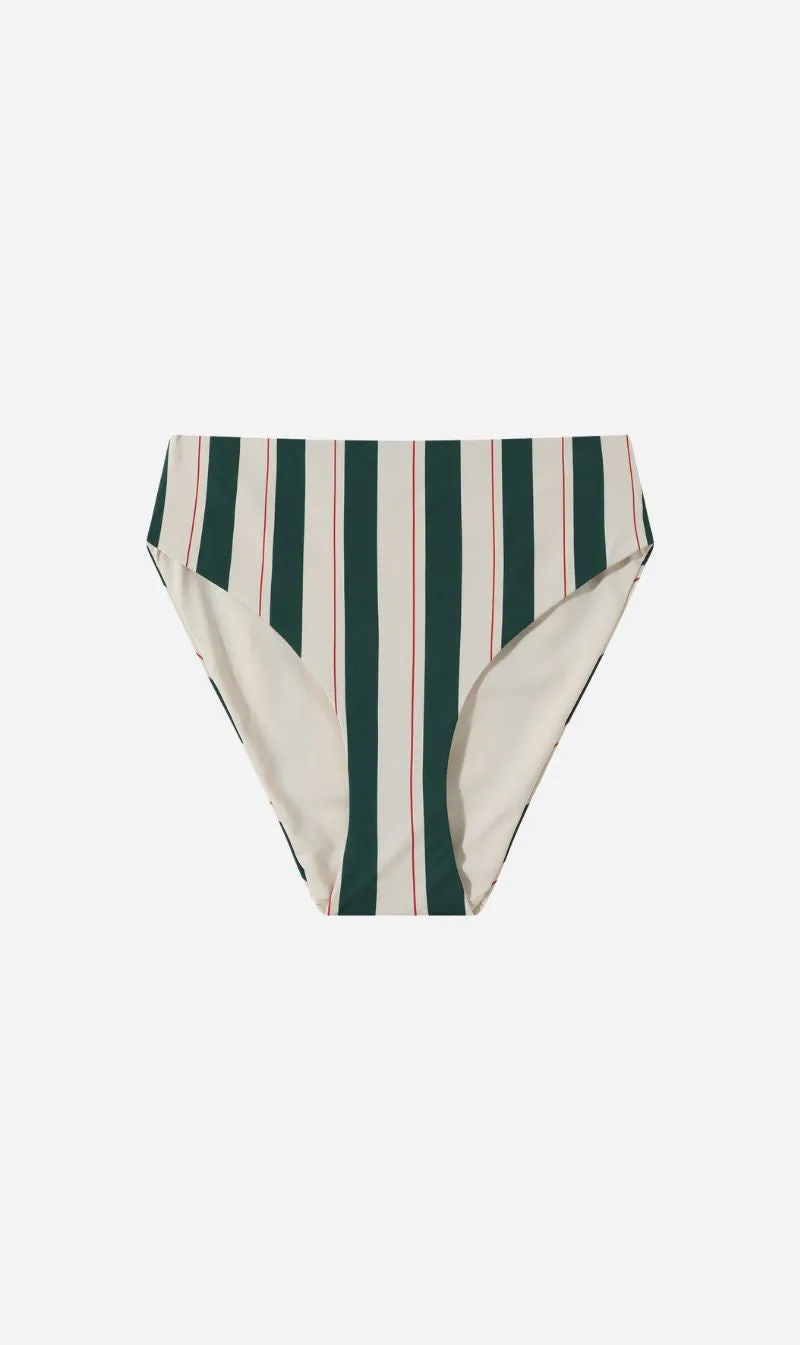 Dear Dylan | High Rise Swim Brief - Bistro Stripe sold by Sister & Co