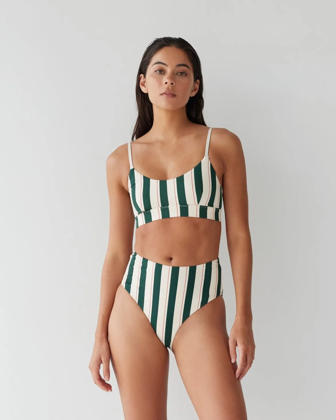 Dear Dylan | High Rise Swim Brief - Bistro Stripe sold by Sister & Co product image thumbnail 2