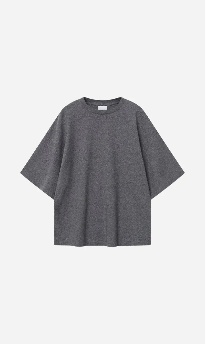 Day Birger Et Mikkelsen | Drew Top - Medium Grey Melange sold by Sister & Co