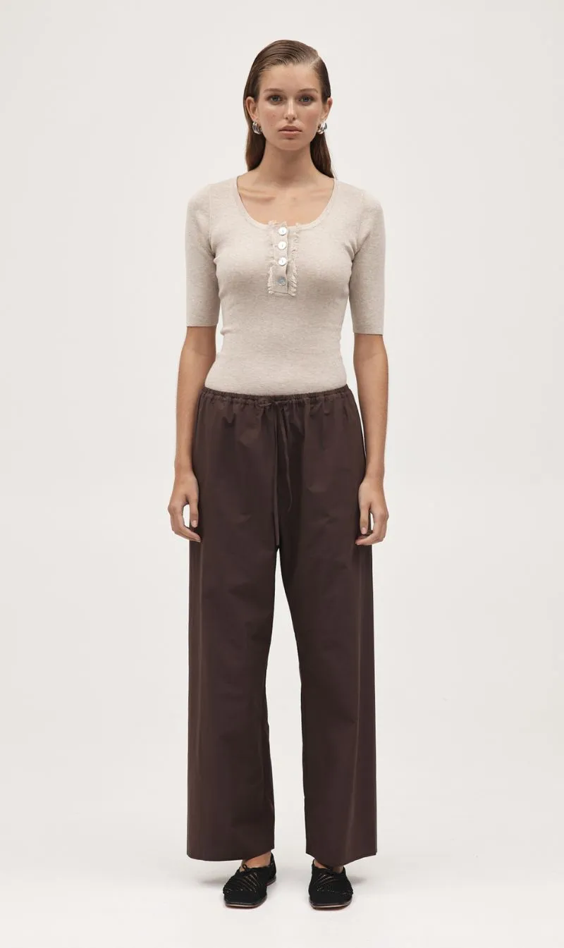 Marle | Renee Pant - Chocolate sold by Sister & Co