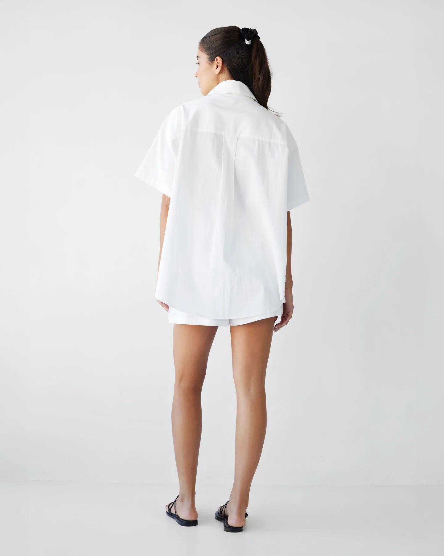 Dear Dylan | Lawn Oversized Shirt - Blanc sold by Sister & Co product image thumbnail 5