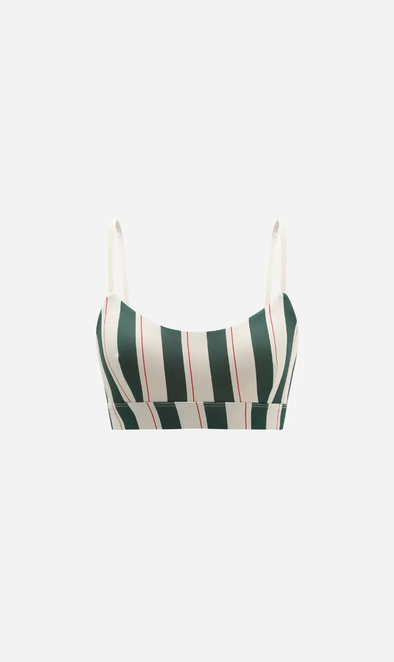 Dear Dylan | Swim Crop - Bistro Stripe sold by Sister & Co