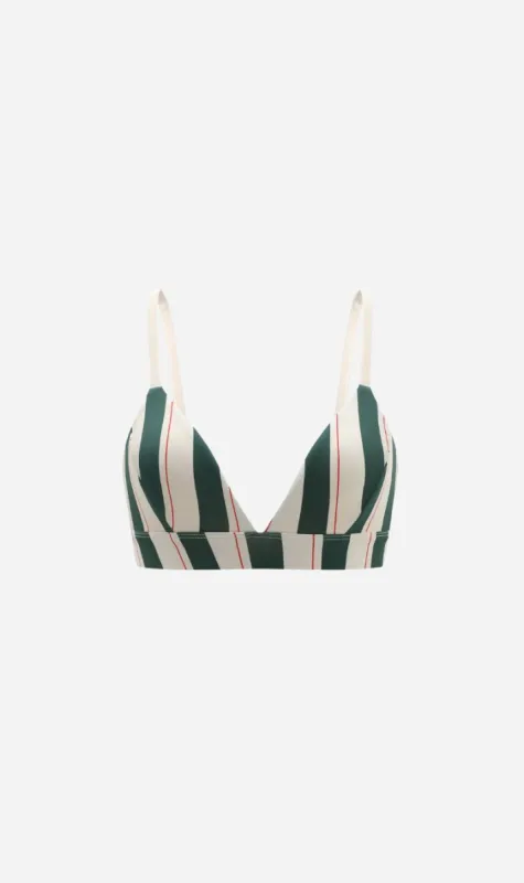Dear Dylan | Classic Swim Bralette - Bistro Stripe sold by Sisters & Co