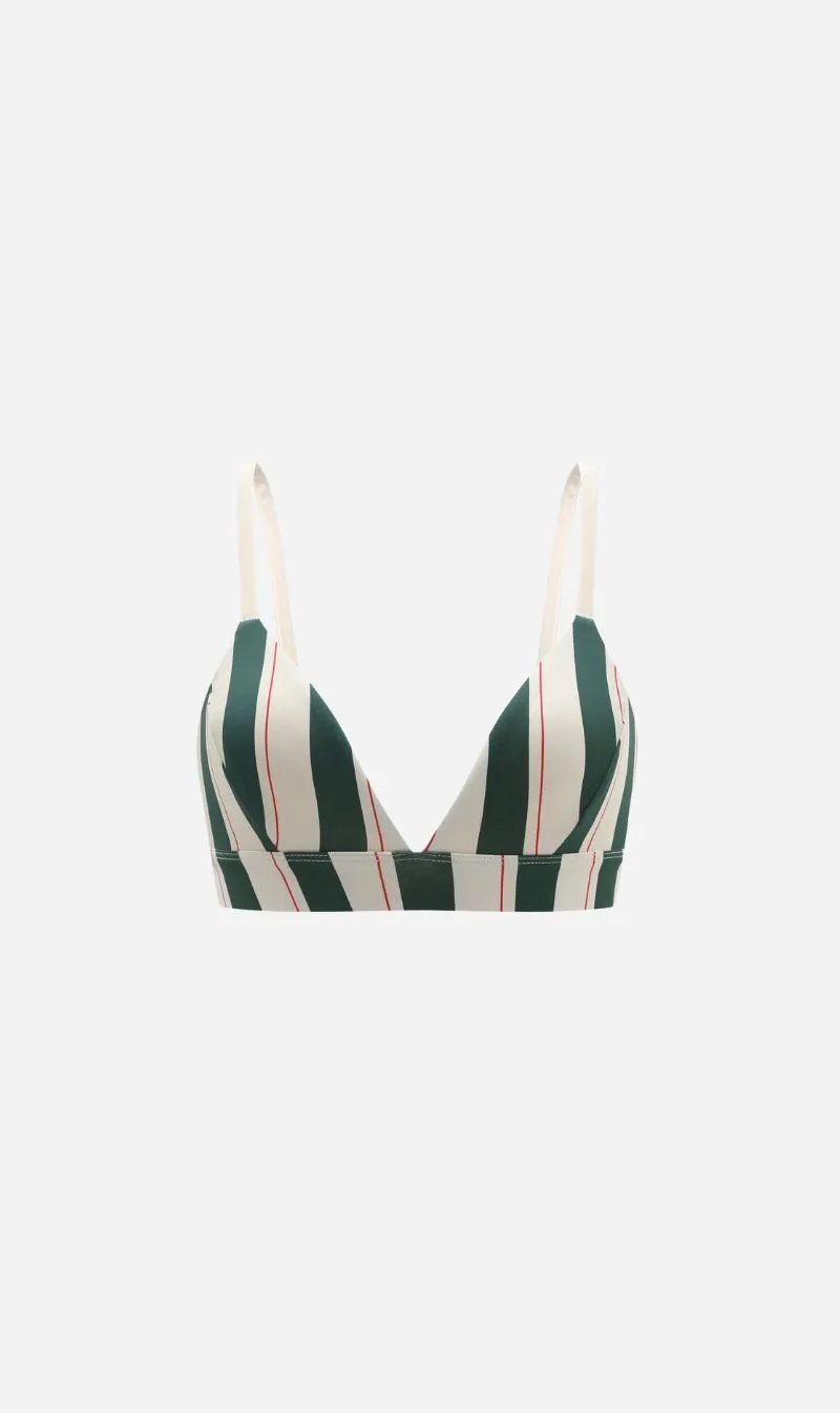 Dear Dylan | Classic Swim Bralette - Bistro Stripe sold by Sisters & Co