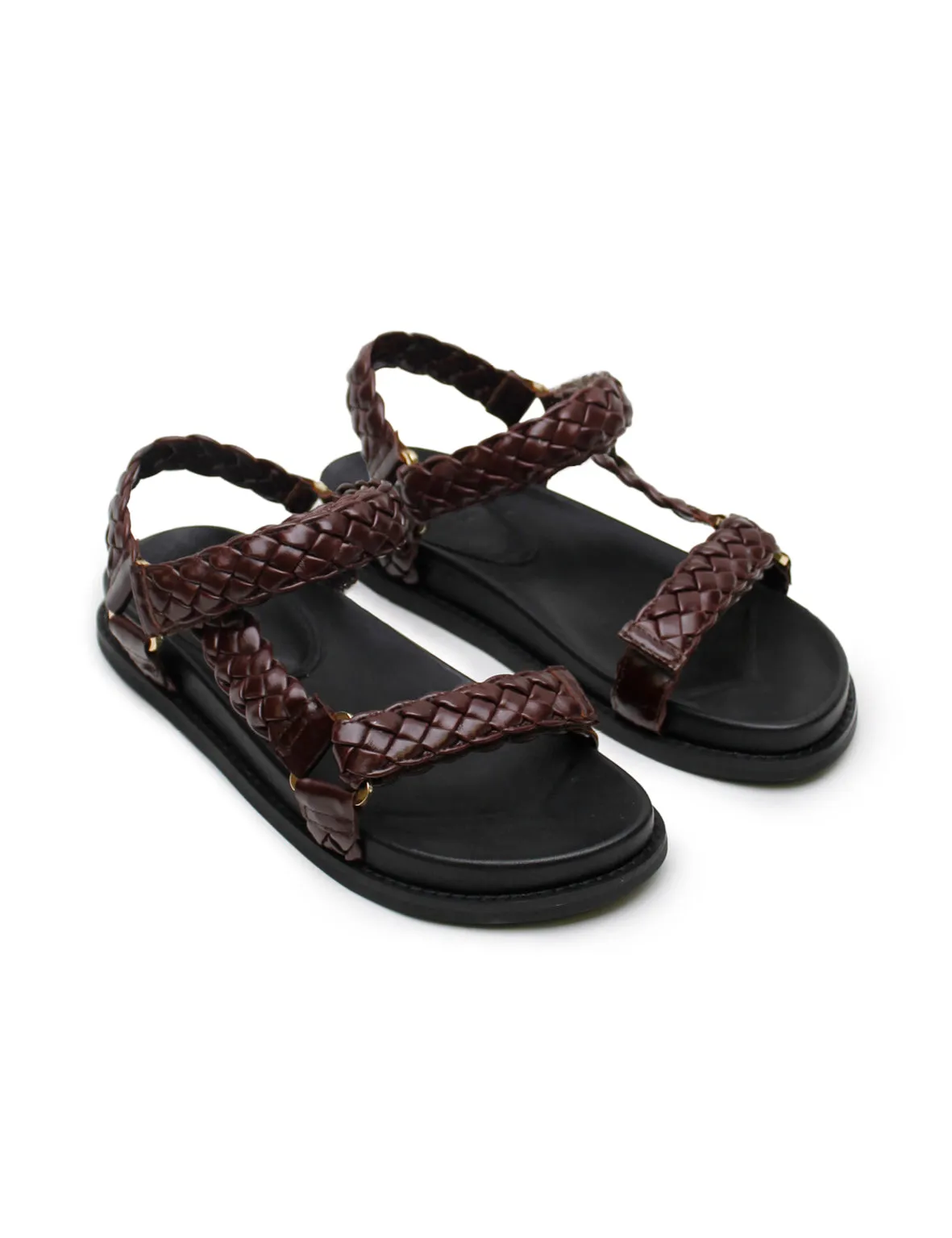 La Tribe | Elke Braided Sandal - Black Cherry sold by Sister & Co product image thumbnail 3