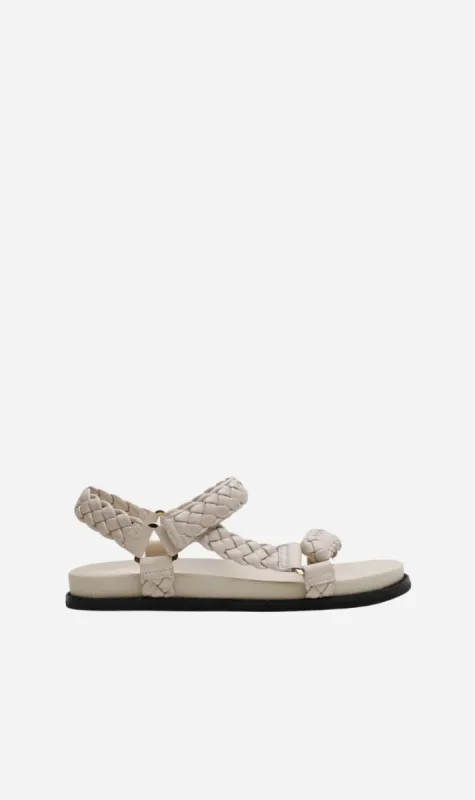 La Tribe | Elke Braided Sandal - Oyster sold by Sister & Co