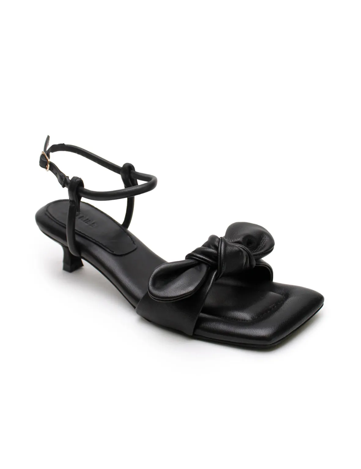 La Tribe | Bow Kitten Heel - Black sold by Sister & Co product image thumbnail 5