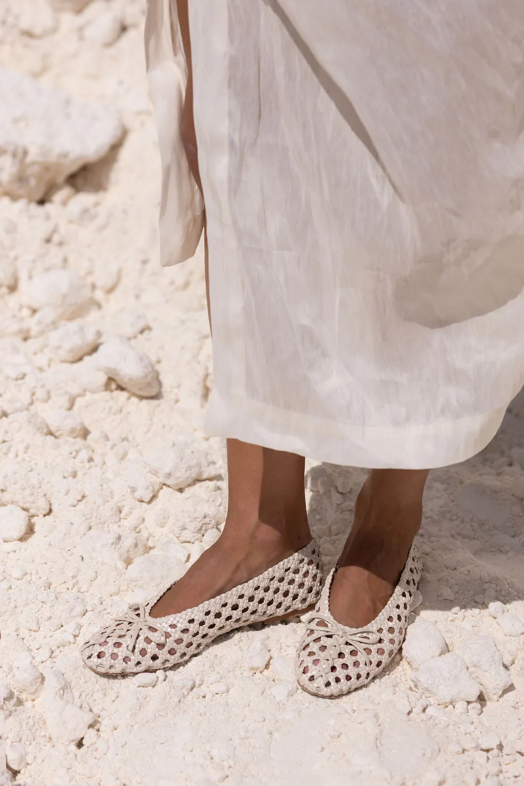 La Tribe | Margot Ballet Flat - Cream sold by Sister & Co product image thumbnail 5