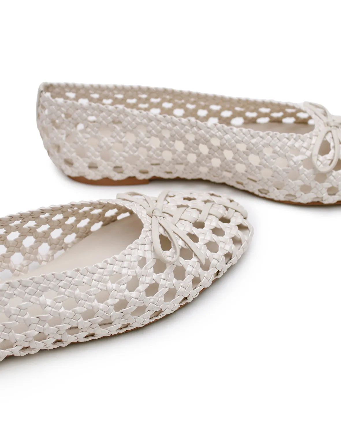 La Tribe | Margot Ballet Flat - Cream sold by Sister & Co product image thumbnail 3