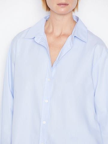 Frame Denim | The Oversized Shirt - Oxford Blue sold by Sister & Co product image thumbnail 3