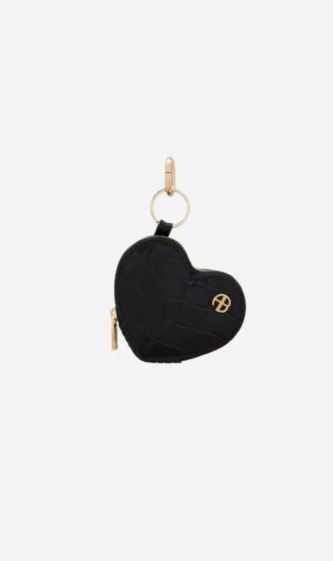 Anine Bing | Harriett Coin Purse - Black Embossed sold by Sister & Co