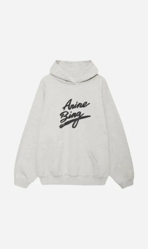 Anine Bing | Harvey Sweatshirt Signature - Heather Grey sold by Sister & Co