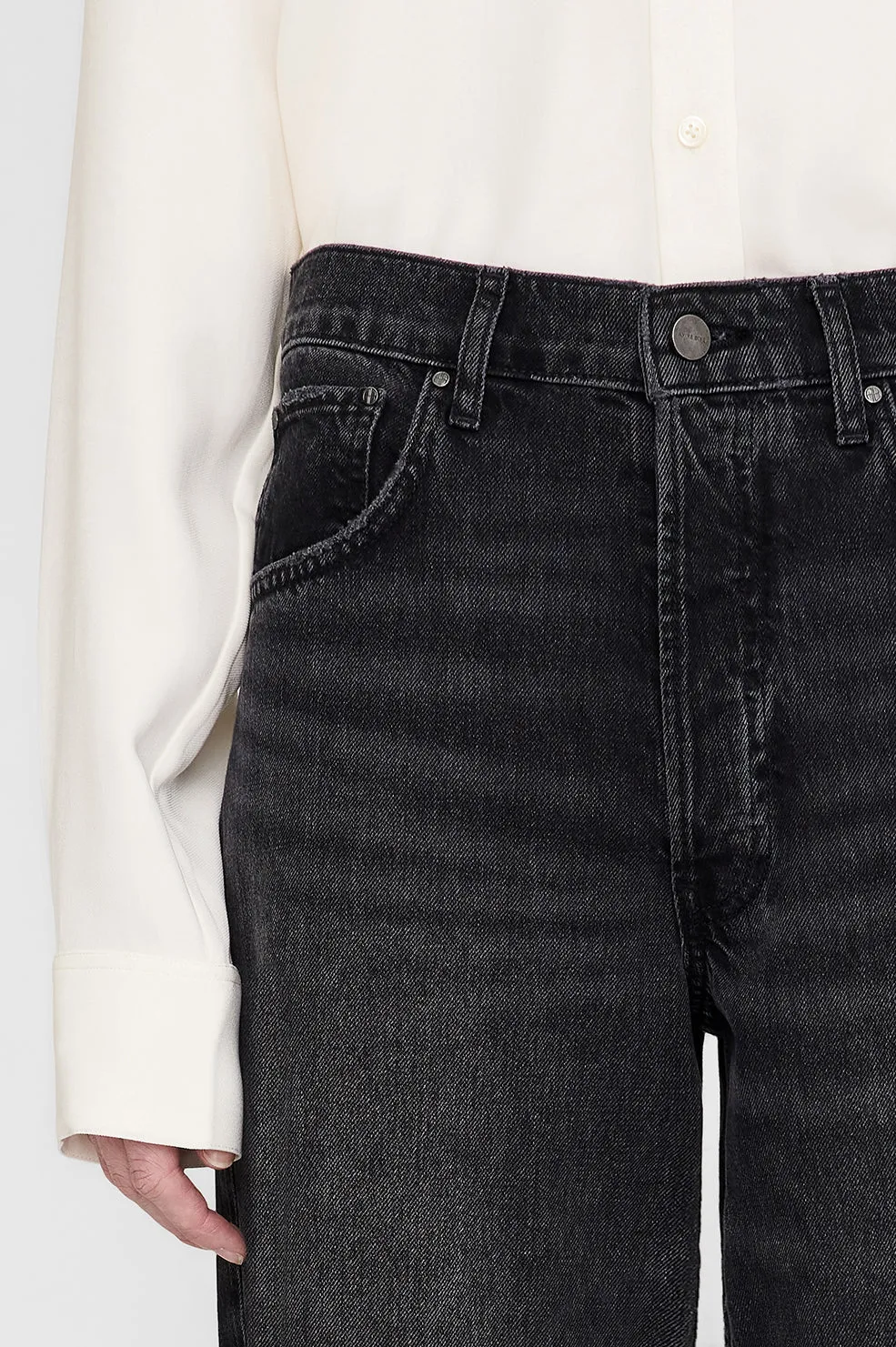 Anine Bing | Manon Jean - Dark Stone Grey sold by Sister & Co product image thumbnail 3