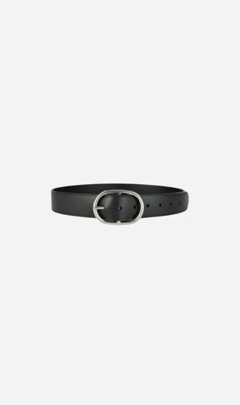 Deadly Ponies | Wide Belt - Black/Silver sold by Sisters & Co