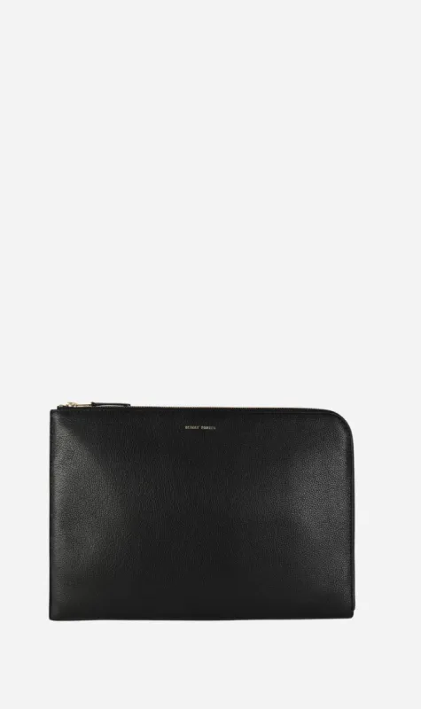 Deadly Ponies | Laptop Sleeve 15" - Black/Brass sold by Sister & Co