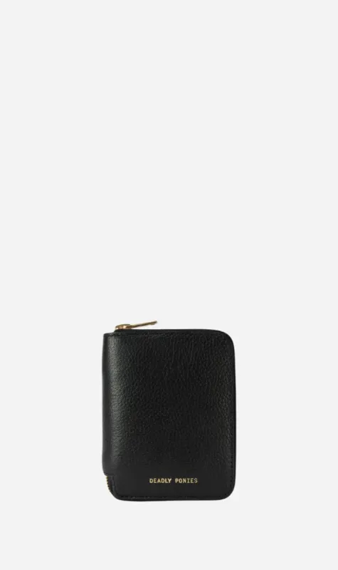 Deadly Ponies | Mini Wallet - Black sold by Sister & Co