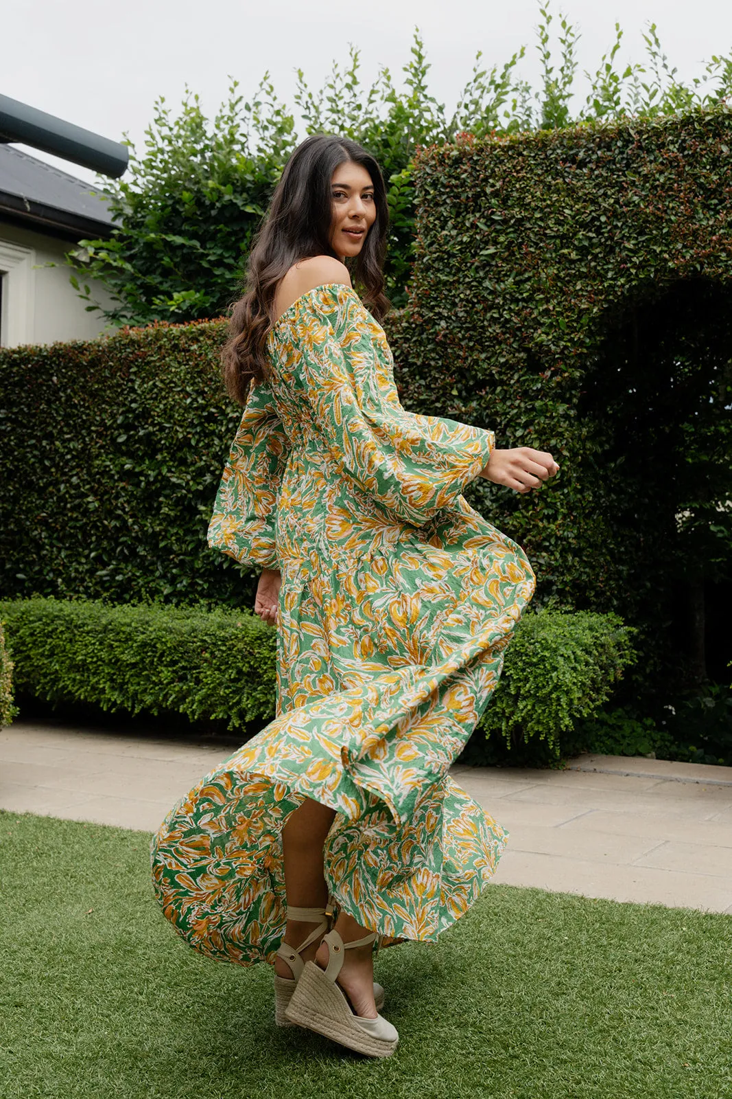 Caitlin Crisp | Mabel Dress - Garden Party sold by Sister & Co product image thumbnail 4