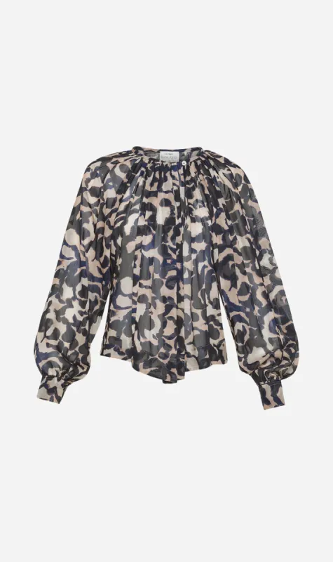 Forte Forte | Rose Alchemy Bohemian Shirt - Ink sold by Sisters & Co