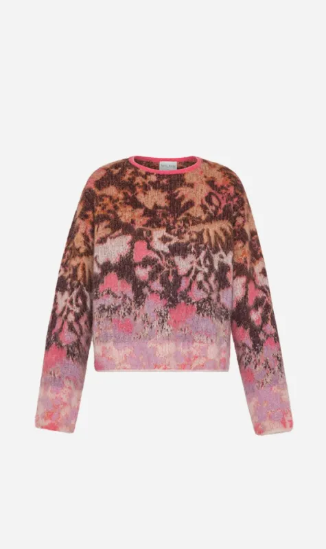 Forte Forte | Bloom Mist Mohair Alpaca Sweater - Cerise sold by Sister & Co